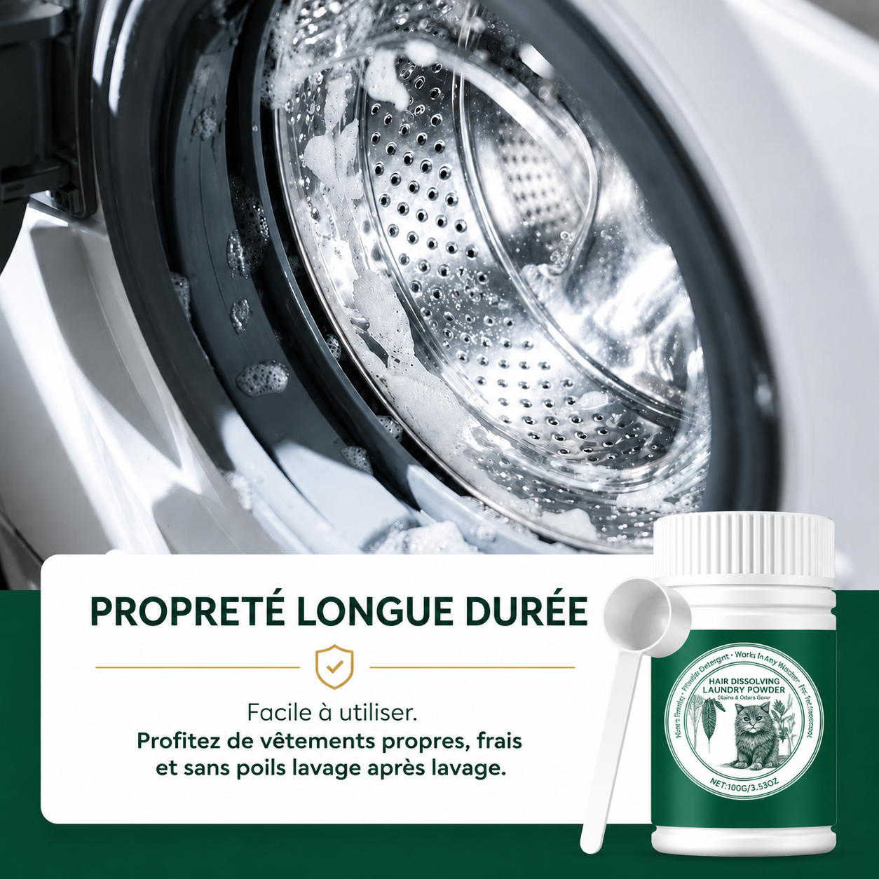 HyVelora™ Dissolvant de Poils d'Animaux